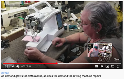 Bob sewing