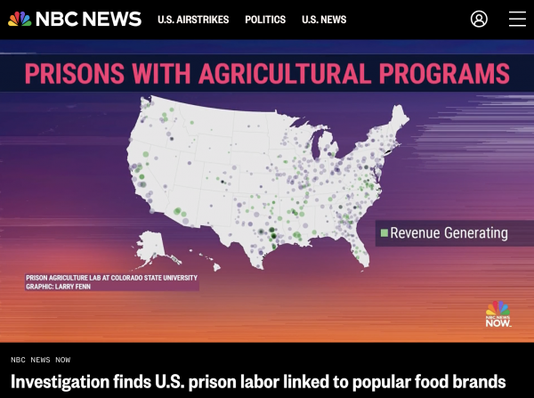 screenshot of map shown by NBC news