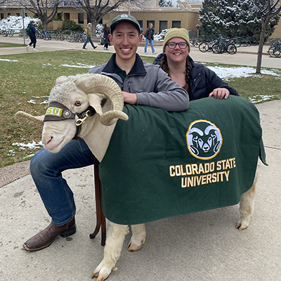 Doc Erin meeting Cam the Ram